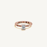Solitaire 4-Prong Ring with 0.5ct Radiant Diamond 