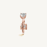 Solitaire 4-Prong Ring with 2ct Cushion Diamond 