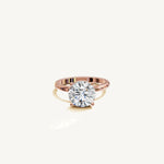 Solitaire 4-Prong Ring with 3ct Brilliant Diamond 