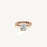 Solitaire 4-Prong Ring with 1.5ct Cushion Diamond 