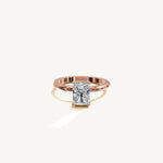 Solitaire 4-Prong Ring with 1.5ct Radiant Diamond 