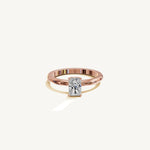 Solitaire 4-Prong Ring with 0.75ct Radiant Diamond 