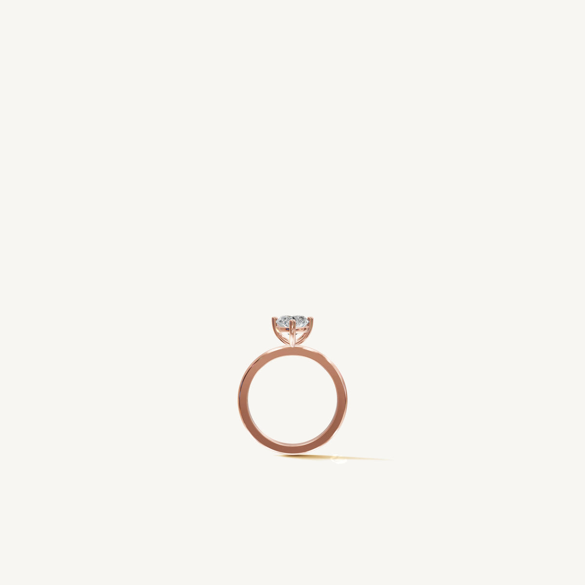 Solitaire 4-Prong Ring with 2ct Marquise Diamond 