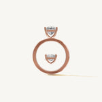 Solitaire 4-Prong Ring with 1.5ct Princess Diamond 