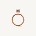 Solitaire 4-Prong Ring with 3ct Emerald Diamond 