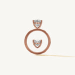 Solitaire 4-Prong Ring with 2ct Cushion Diamond 