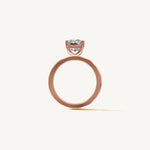 Solitaire 4-Prong Ring with 2ct Radiant Diamond 