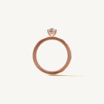 Solitaire 4-Prong Ring with 0.5ct Marquise Diamond 