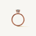 Solitaire 4-Prong Ring with 2ct Asscher Diamond 