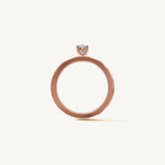 Solitaire 4-Prong Ring with 0.5ct Oval Diamond 