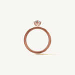 Solitaire 4-Prong Ring with 0.75ct Marquise Diamond 