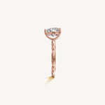 Solitaire 4-Prong Ring with 2ct Heart Diamond 