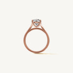 Solitaire Cathedral Ring with 2ct Brilliant Diamond 