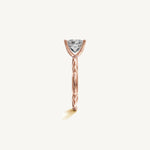 Solitaire 4-Prong Ring with 2ct Princess Diamond 