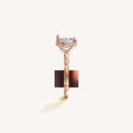 Solitaire 4-Prong Ring with 2ct Oval Diamond 