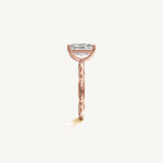 Solitaire 4-Prong Ring with 2ct Radiant Diamond 