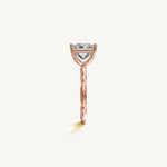 Solitaire 4-Prong Ring with 3ct Princess Diamond 