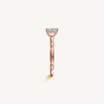 Solitaire 4-Prong Ring with 0.75ct Radiant Diamond 