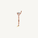 Solitaire 4-Prong Ring with 2ct Brilliant Diamond 