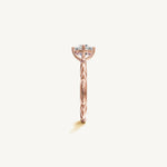 Solitaire 4-Prong Ring with 1ct Brilliant Diamond 