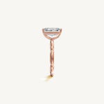 Solitaire 4-Prong Ring with 3ct Radiant Diamond 