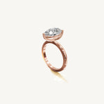 Solitaire 4-Prong Ring with 3ct Pear Diamond 