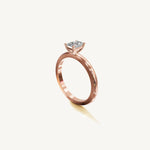 Solitaire 4-Prong Ring with 0.5ct Radiant Diamond 