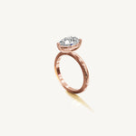 Solitaire 4-Prong Ring with 2ct Pear Diamond 