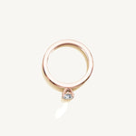 Solitaire 4-Prong Ring with 0.5ct Brilliant Diamond 