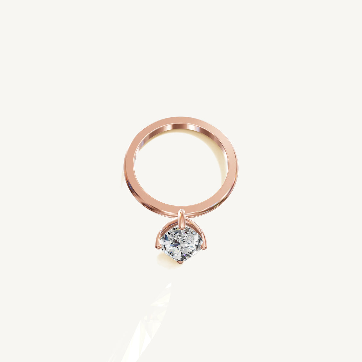 Solitaire 4-Prong Ring with 3ct Marquise Diamond 