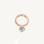 Solitaire 4-Prong Ring with 3ct Marquise Diamond 