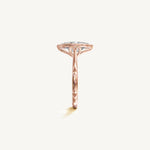 Solitaire Bezel Ring with 3ct Marquise Diamond 