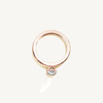 Solitaire 4-Prong Ring with 0.75ct Brilliant Diamond 