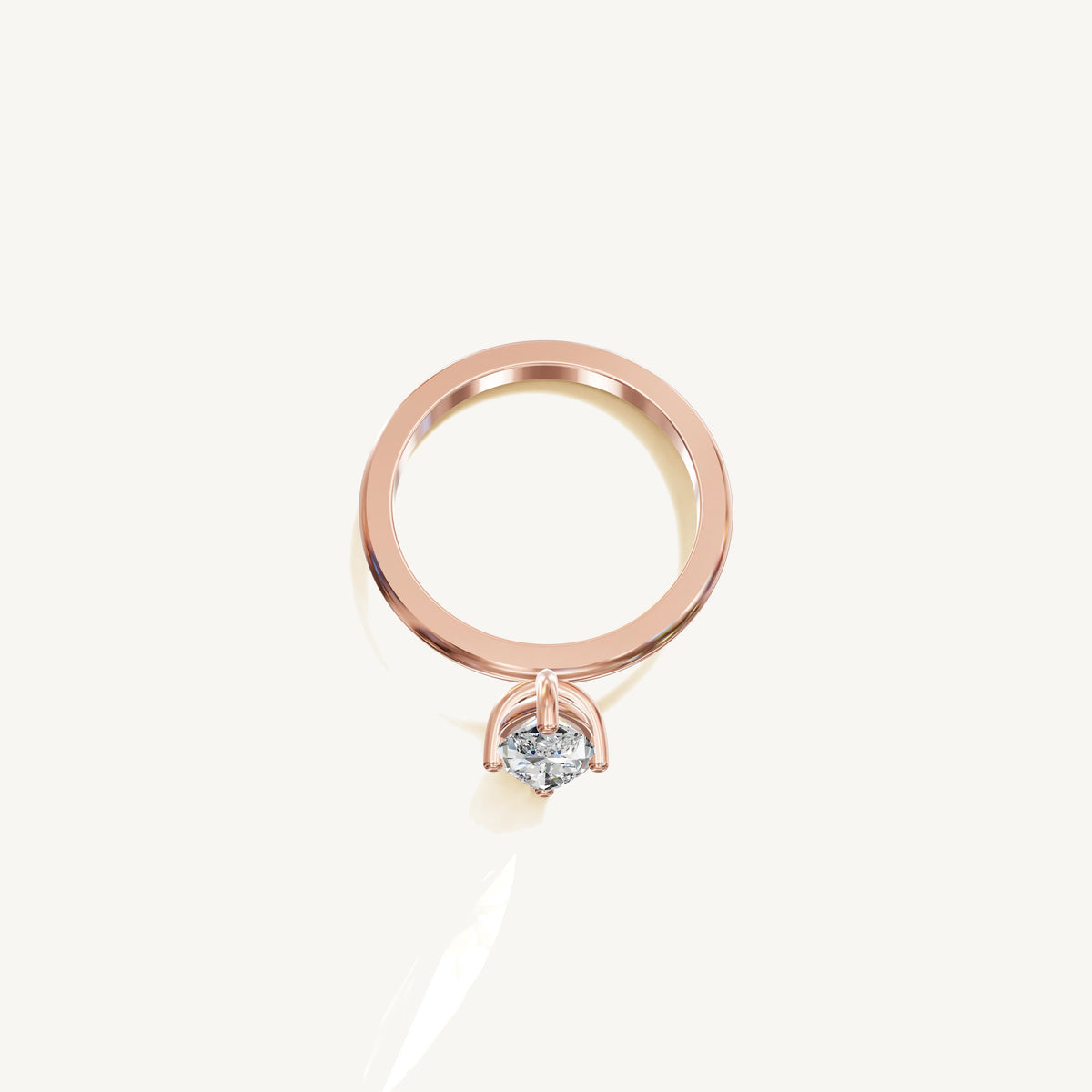 Solitaire 4-Prong Ring with 1ct Marquise Diamond 