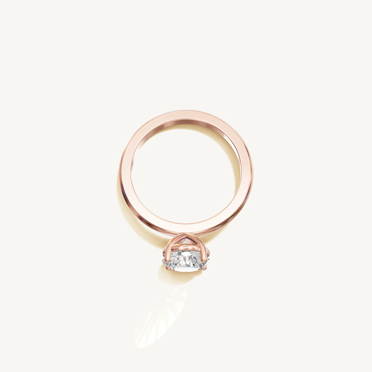 Solitaire 4-Prong Ring with 1.5ct Brilliant Diamond 
