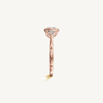 Solitaire Bezel Ring with 0.75ct Cushion Diamond 