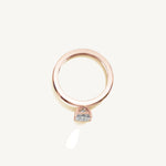 Solitaire 4-Prong Ring with 1ct Asscher Diamond 