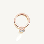 Solitaire 4-Prong Ring with 1ct Brilliant Diamond 