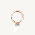 Solitaire 4-Prong Ring with 1ct Princess Diamond 