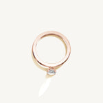 Solitaire 4-Prong Ring with 0.75ct Oval Diamond 