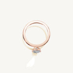 Solitaire 4-Prong Ring with 1ct Heart Diamond 