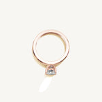 Solitaire 4-Prong Ring with 1ct Cushion Diamond 
