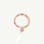 Solitaire 4-Prong Ring with 0.75ct Pear Diamond 