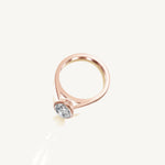 Solitaire Bezel Ring with 3ct Marquise Diamond 