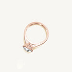 Solitaire Bezel Ring with 1ct Brilliant Diamond 
