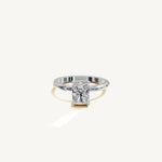 Solitaire 4-Prong Ring with 1.5ct Radiant Diamond 