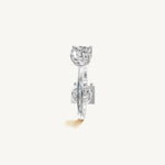 Solitaire 4-Prong Ring with 2ct Cushion Diamond 