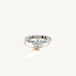 Solitaire 4-Prong Ring with 1ct Brilliant Diamond 