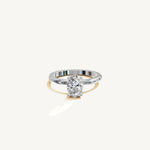 Solitaire 4-Prong Ring with 1ct Oval Diamond 