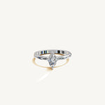 Solitaire 4-Prong Ring with 0.5ct Marquise Diamond 